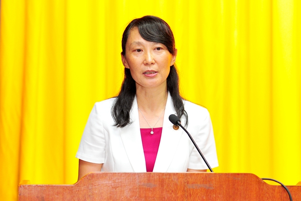 校党委副书记、校长管英俊讲话 校党委副书记、校长管英俊讲话