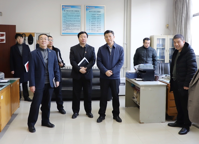李明到保卫处现场调研 李明到保卫处现场调研